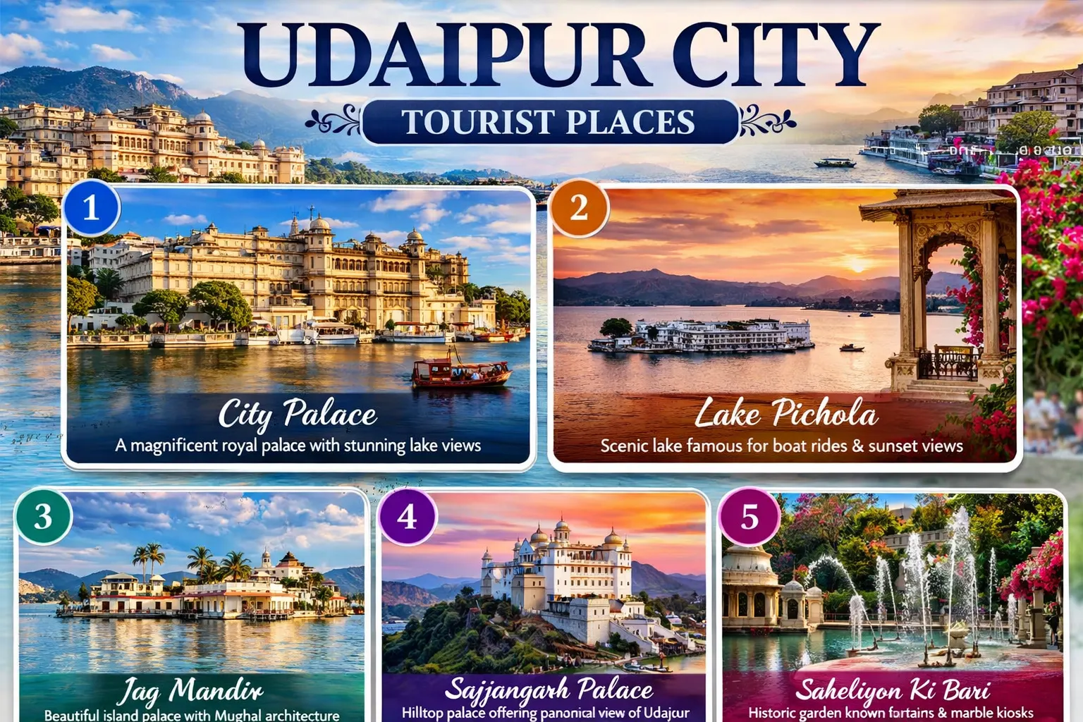 UDAIPUR CITY TOURIST PLACES
